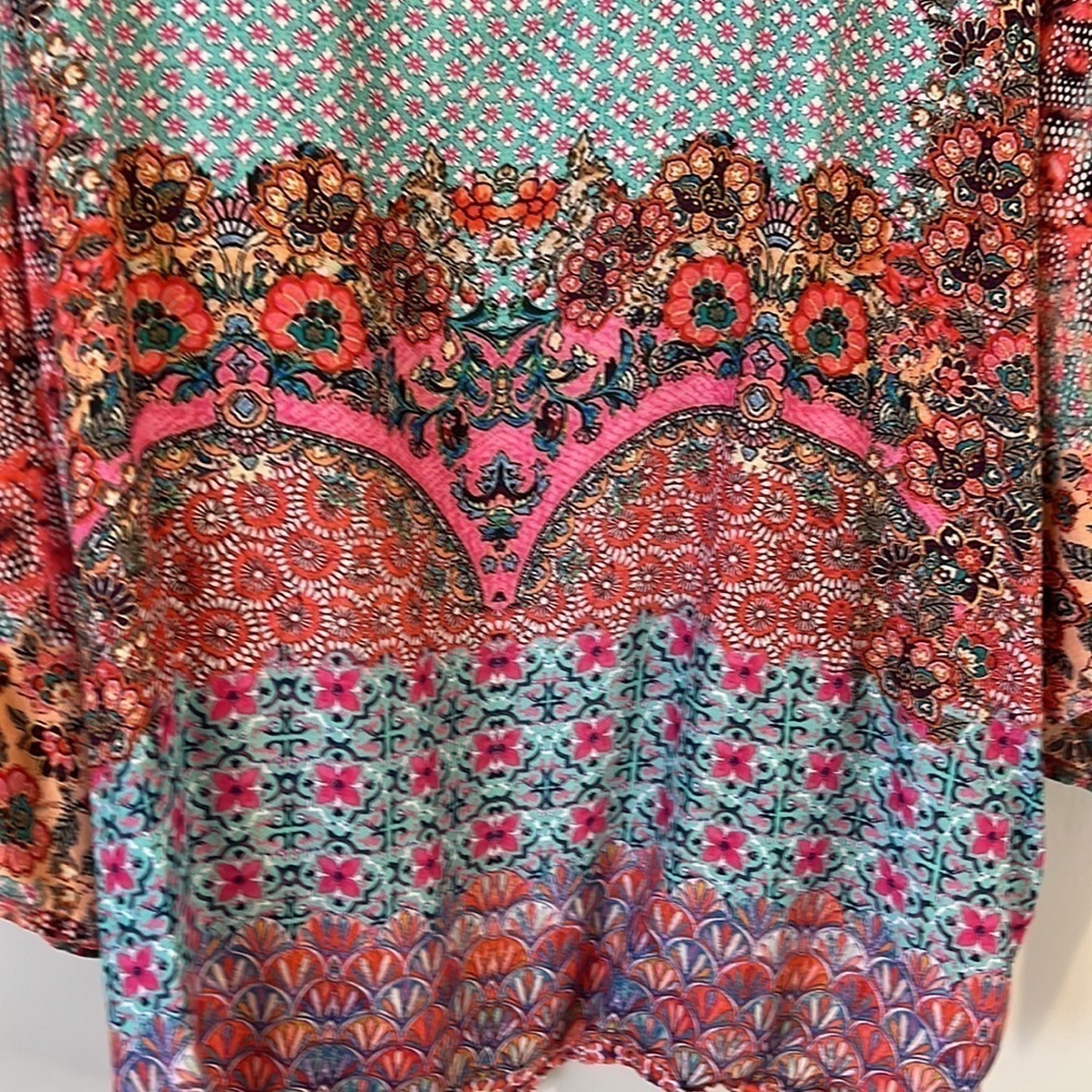 Mahila Anthropologie brand open front Kimono One Size - Picture 5 of 13